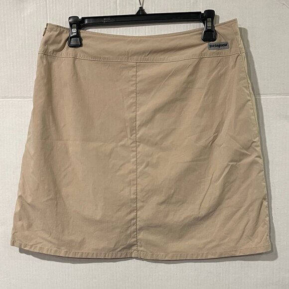 Patagonia Women's 10 Nylon Tan Outdoor Hiking Short Skirt‎ - Picture 4 of 4